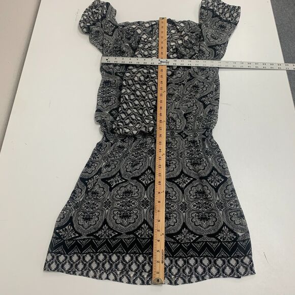 Cache Blouson Dress Womens M Medium 2Pc Semi Sheer Floral Paisley Inner Tank - Picture 5 of 14